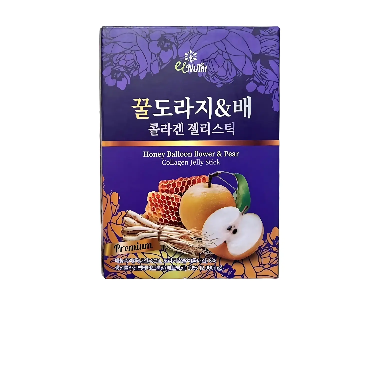 EL Nutri Honey Balloon Flower & Pear Collagen Jelly Stick