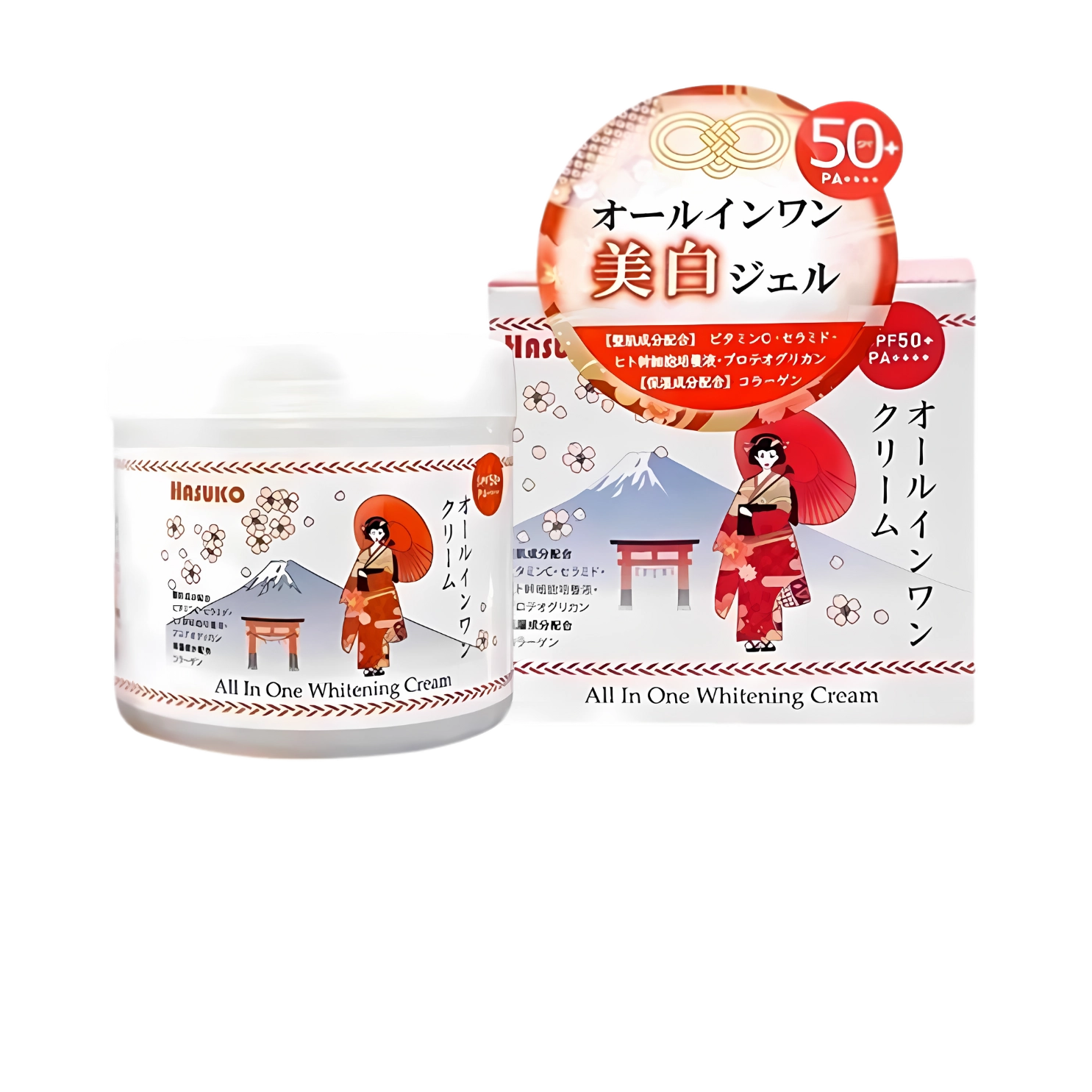 Hasuko All in One Whitening Cream 280g