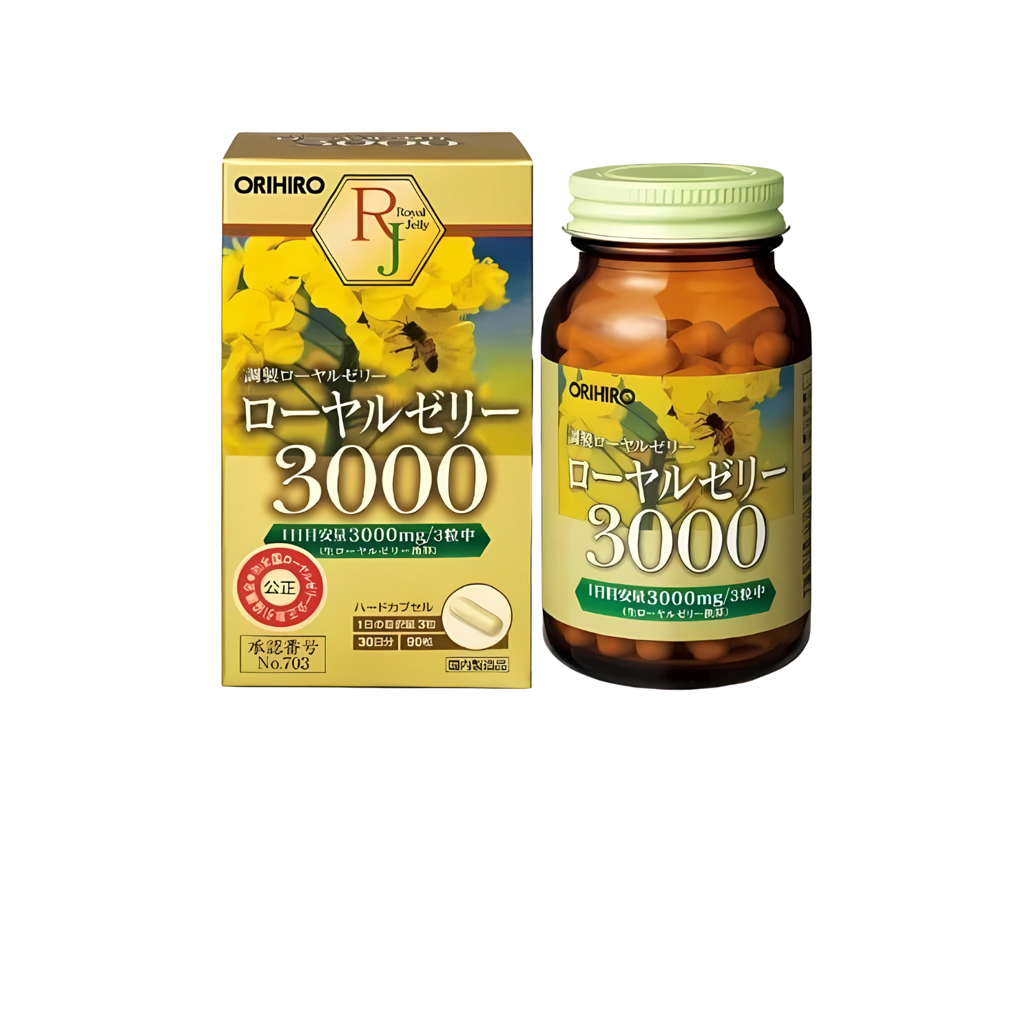 Orihiro Royal Jelly 3000mg 90 Tablets